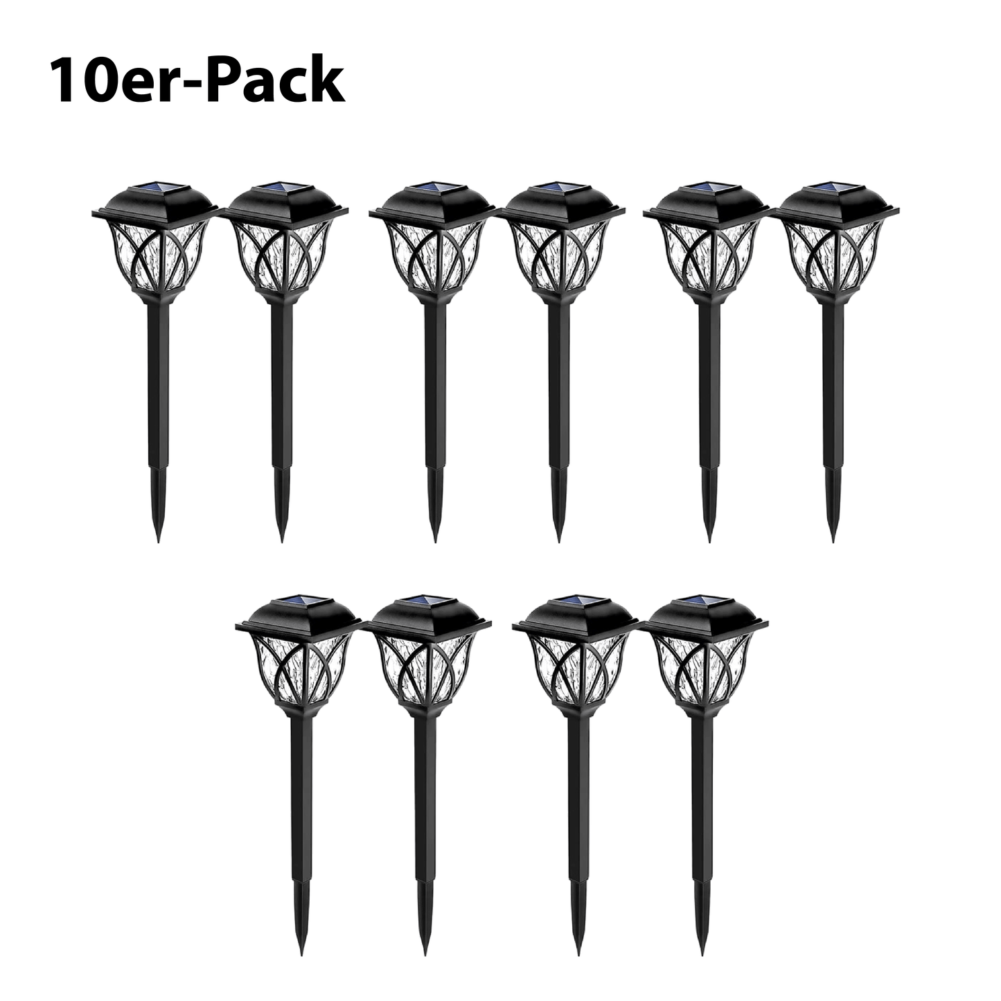 Aurinkopaneeleilla Toimiva Puutarhapolkuvalo