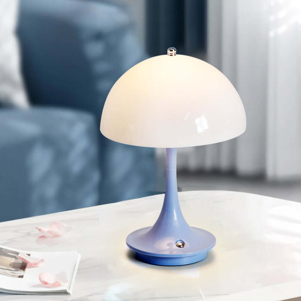 Moderni LED-pöytävalaisin, langaton ja himmennettävä