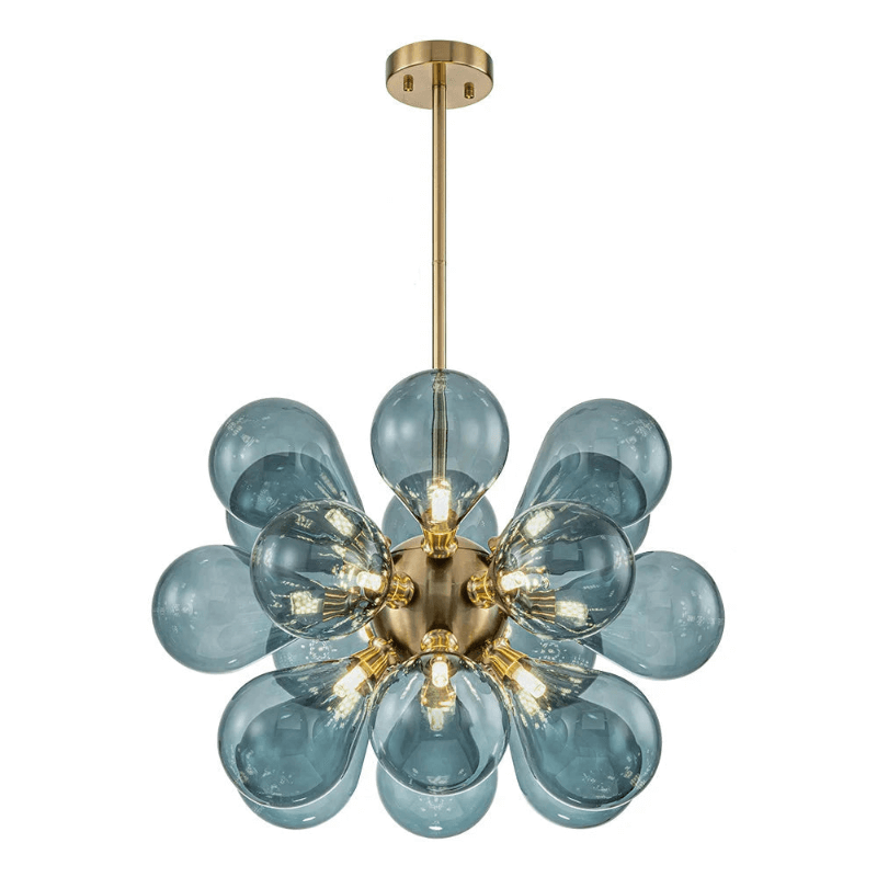 Cluster Blue Glass Bubble - Lustre À Bulles