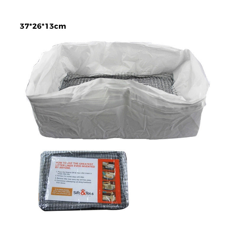 "Kissan uudelleenkäytettävä hiekkalaatikkoalusta, kestävä materiaali, monikokoinen, kevyt harmaa, helppo puhdistaa."