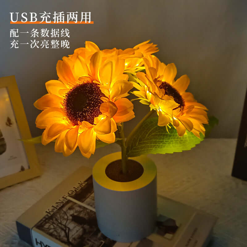 Lampe Tournesol Scintillante