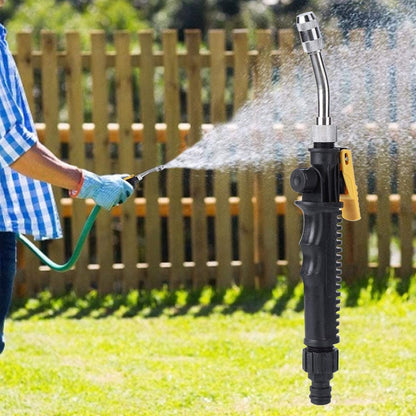 "2-in-1 korkeapainepesuri, pitkä suutin, musta kahva, tehokkaaseen auton, puutarhan ja kodin puhdistukseen"