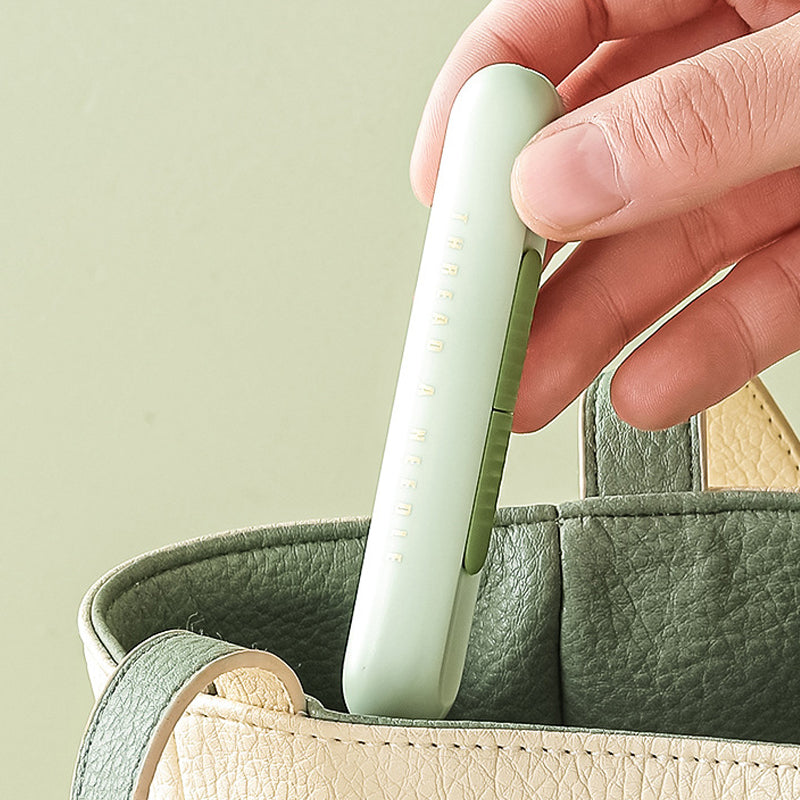 "2-in-1 neulalangan saumarepäisijä, kaksi päätä, helppo käyttö, innovatiivinen ompelutyökalu, kestävä materiaali"