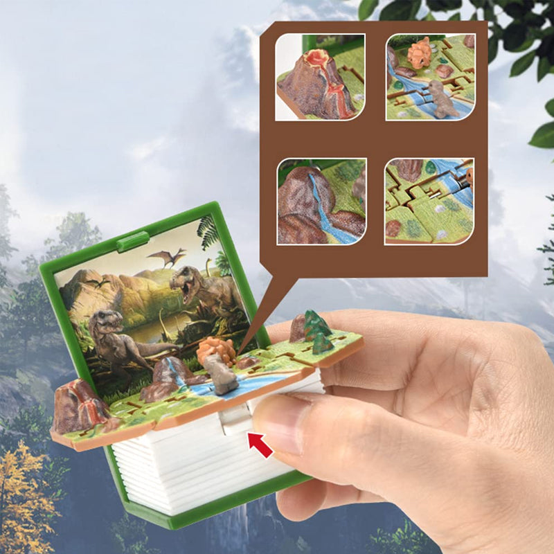 "3D Pop-Up avaimenperä lapsille, dinosaurus ja astronautti teema, värikäs ja kompakti avaimenperä ABS-muovia."