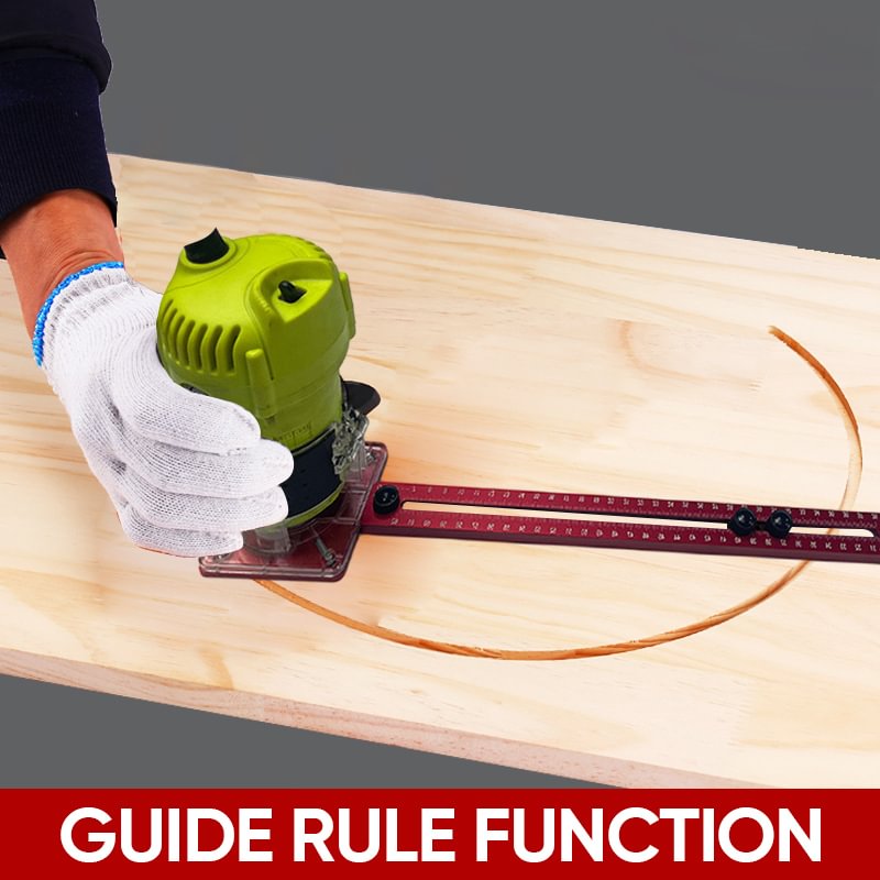 3-in-1 miesten reititinjyrsintä-uraistustuki, alumiiniseos, tehokas, tarkka ja monipuolinen puuntyöstötyökalu.