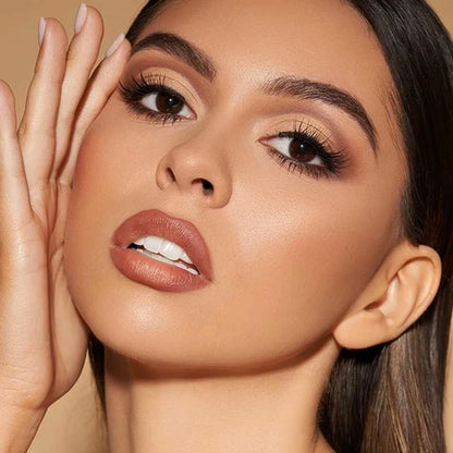 6-in-1 silikoni luomivärityökalu naisille, mukana 6 erilaista pestävää lisäosaa, kätevä ja monipuolinen silmämeikkiin.