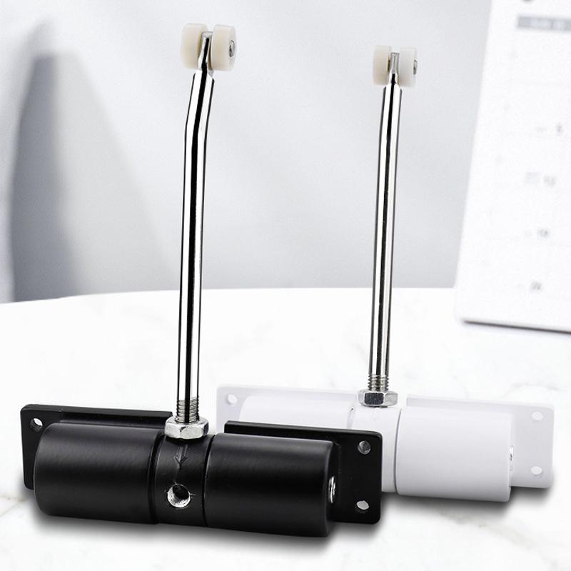 Automaattinen jousisuljin kodin oville, valkoinen tai musta, tyylikäs ruostumaton teräs, hiljainen toiminta.