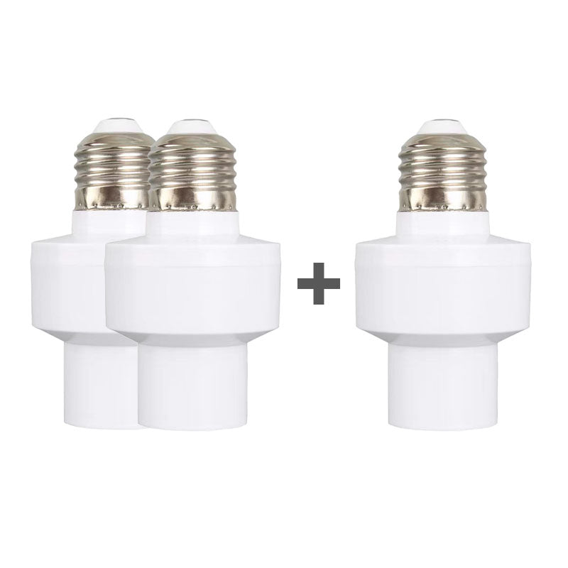 "Energiataloudellinen E27 liiketunnistinvalokanta, valkoinen runko, joka parantaa kotisi valaistusta ja säästää energiaa."