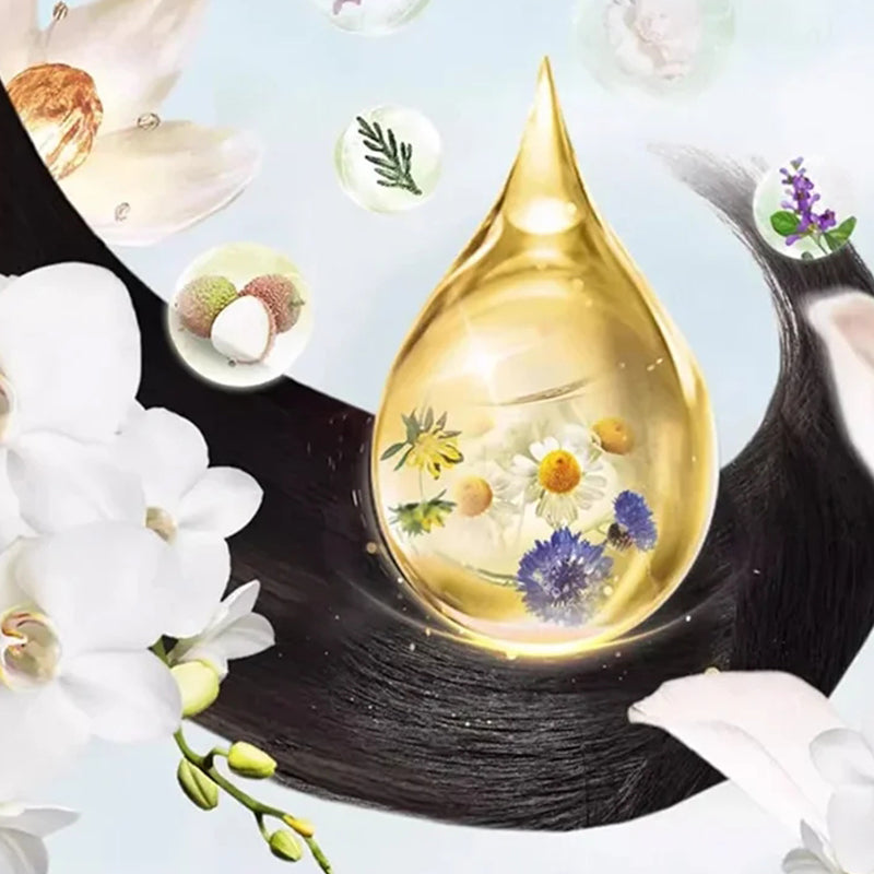 Kasvipohjainen kupliva hiusväri, pehmeän kuplaava koostumus, levitetään helposti, peittää harmaat, eloisa ja terve hohto.