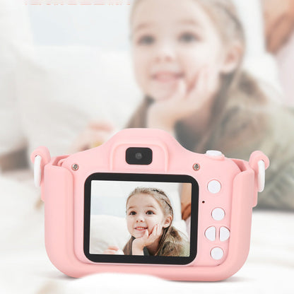 Lasten digitaalikamera kaksivärinen, etu- ja takakameroilla, 2000W HD, IPS-näyttö, vapaudu luovaan seikkailuun.