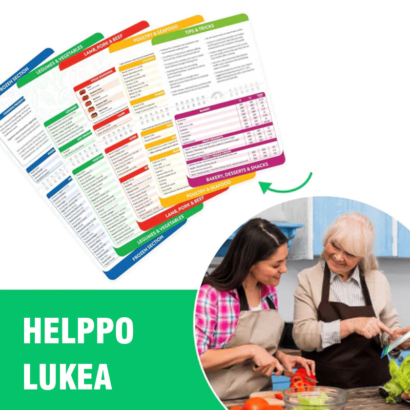 "Magneettinen ilmankuivurin ruokakirja keittiöön, vahvoilla muovisivuilla ja magneetilla, helppokäyttöinen ja inspiroiva."