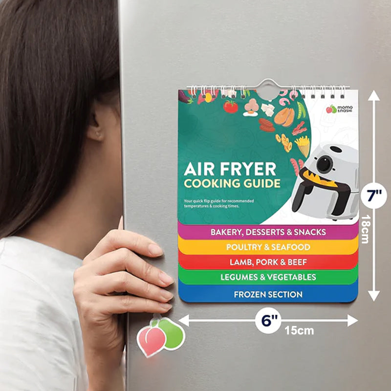 "Magneettinen ilmankuivurin ruokakirja keittiöön, vahvoilla muovisivuilla ja magneetilla, helppokäyttöinen ja inspiroiva."