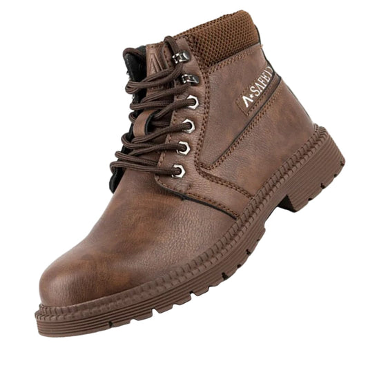 Miesten tyylikkäät vedenpitävät saappaat, moderni muotoilu, ergonominen pohja, täydelliset ulkoiluun.