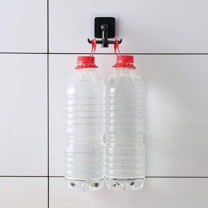 "Monikäyttöinen 360° pyörivä taittuva koukku, musta ABS, järjestää keittiön tai kodin sisustusta tyylikkäästi."