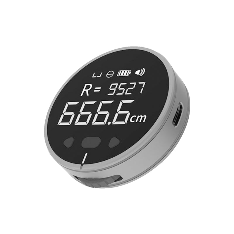 "Monikäyttöinen elektroninen mittaviivain miehille, metalli- ja silikonirakenne, kompakti ja ergonominen, teknologia & gadget