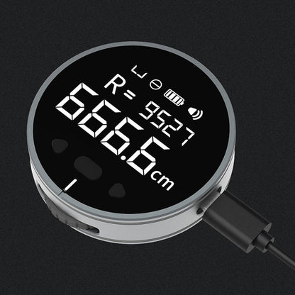 "Monikäyttöinen elektroninen mittaviivain miehille, metalli- ja silikonirakenne, kompakti ja ergonominen, teknologia & gadget