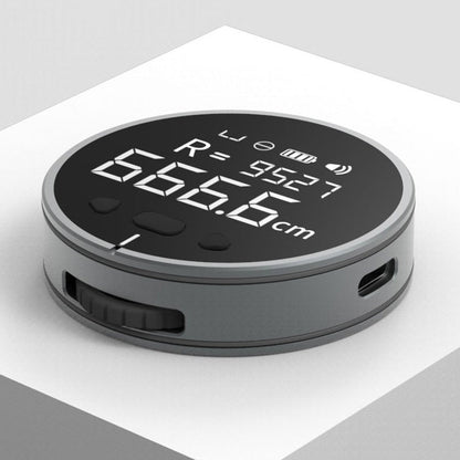 "Monikäyttöinen elektroninen mittaviivain miehille, metalli- ja silikonirakenne, kompakti ja ergonominen, teknologia & gadget