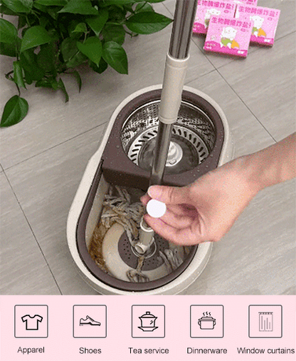 Monikäyttöiset bioentsyymipuhdistustabletit keittiöön ja kylpyhuoneeseen, luonnolliset ainesosat, ympäristöystävällinen.