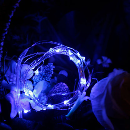 "Monivärinen säädettävä LED-valolanka kuparilanka, eri väreissä, sisä- ja ulkotilaan, koristevalo kodin sisustukseen."