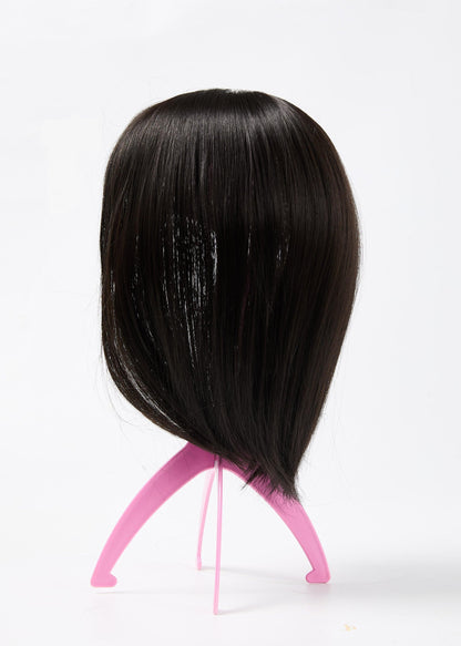 "Naisten luonnolliset hiuspeitteet, korkealaatuinen lämpökuitu, saumattomasti sulautuva, realistinen hiusratkaisu."