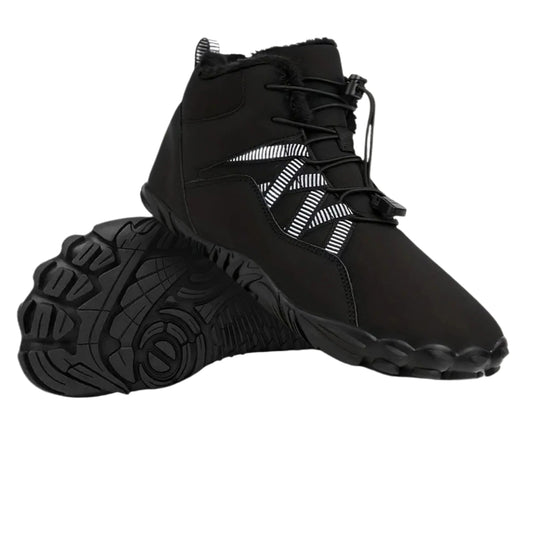 Naisten vedenpitävät talvikengät, kevyt ja hengittävä materiaali, liukumaton pohja, minimalistinen design.