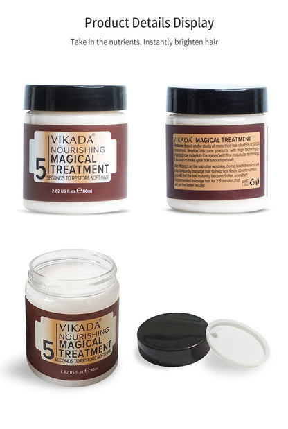 "Pehmennä ja kiillota vaurioituneet hiukset tämän kevyen ja luonnollisen korjausvoiteen avulla."