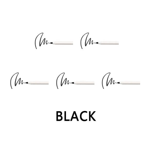 Pitkäkestoinen musta eyeliner, veden- ja hikikestävä. Ohut kärki takaa tarkan rajauksen, sopii arki- ja juhlakäyttöön.