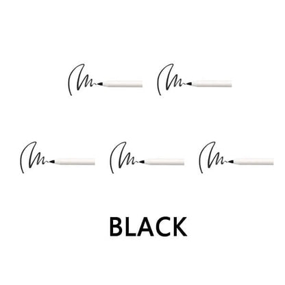 Pitkäkestoinen musta eyeliner, veden- ja hikikestävä. Ohut kärki takaa tarkan rajauksen, sopii arki- ja juhlakäyttöön.