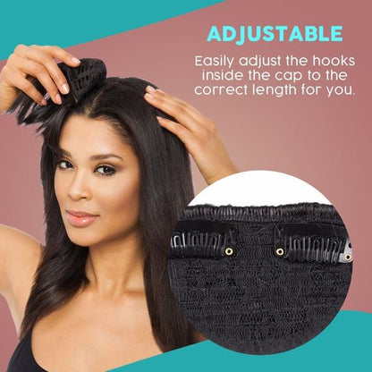 "Saumaton 3D otsatukka Clip-On hiustenpidennykset, luonnollinen ulkonäkö, kevyt ja helppo kiinnitys useissa eri sävyissä."