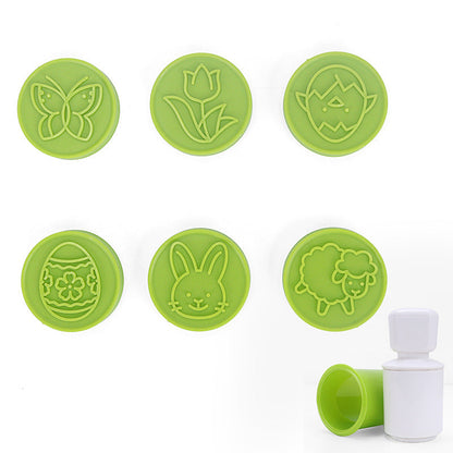 "Tarttumattomat keksileimasimet, eläinkuvioiset, silikoniset, värikkäät, helppokäyttöiset, kori lasten leivontaan."