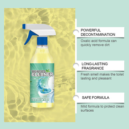 "Tehokas vessan raikastaja 100 ml, sininen neste pullossa, poistaa kalkkikertymät tehokkaasti ja jättää raikkaan tuoksun."