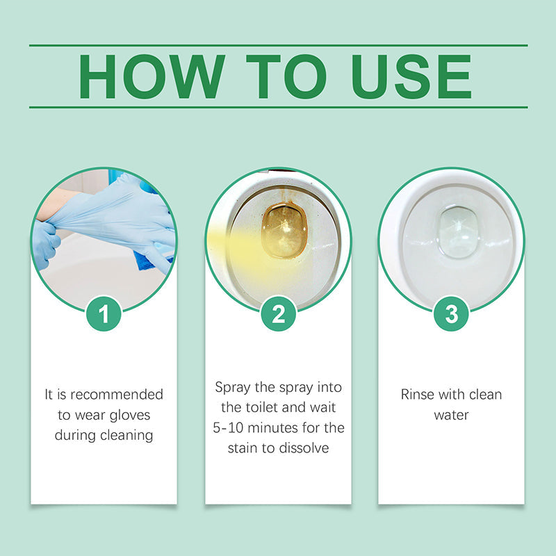 "Tehokas vessan raikastaja 100 ml, sininen neste pullossa, poistaa kalkkikertymät tehokkaasti ja jättää raikkaan tuoksun."