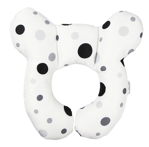 "Vauvan ergonominen tukityyny pehmeällä materiaalilla ja söpöillä kuoseilla elefantti, kettu ja yksisarvinen."