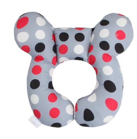 "Vauvan ergonominen tukityyny pehmeällä materiaalilla ja söpöillä kuoseilla elefantti, kettu ja yksisarvinen."