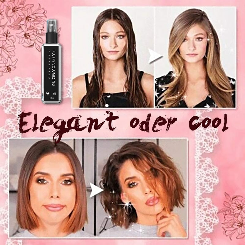 "Volyymisuihke kauniissa pullossa, lisää volumaa ja tekstuuria hiuksille, sopii kaikille hiustyypeille"