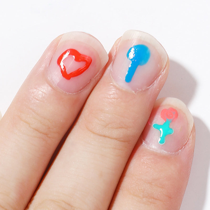 "Värikkäät 3D geelitussit lapsille, ergonominen muotoilu, luo elävä kokemusta muistiinpanoihin ja projekteihin."