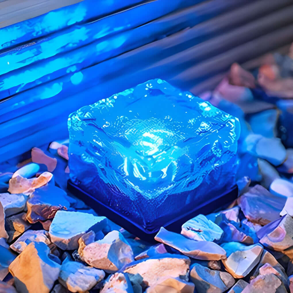 Lámpara solar cuadrada